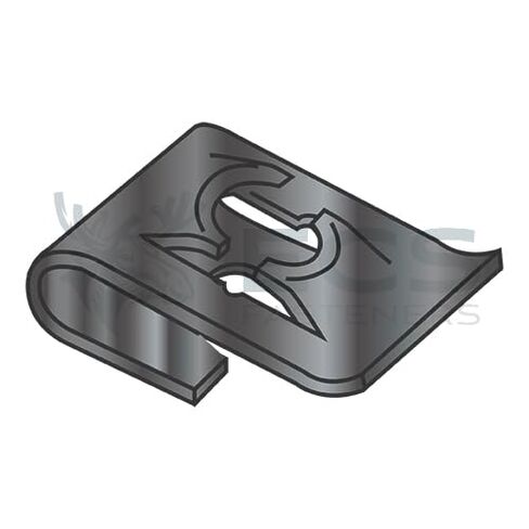 Generic C8038-8-4 Type J Steel Spring Nut Black Phosphate - ECS-214980 in Saudi Arabia