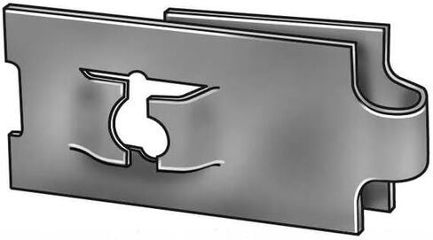 Spring Nut, #6-32, J Shape, Steel, Not Graded, Phosphate Finish, 50 PK in Saudi Arabia