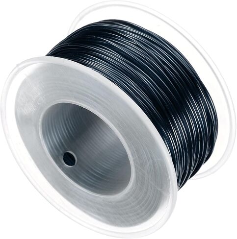 Harfington 18 Gauge Aluminium Craft Wire 1.0mm 98.5ft مرنة قابلة للانحناء المجوهرات المعدنية سلك النحت لصنع المجوهرات Craft DIY ، بني in Kuwait