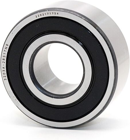 1PCS 3203A-2RS1TN9 17x40x17.5 5203-2RS Double Row Angular Contact Ball Bearing in Saudi Arabia