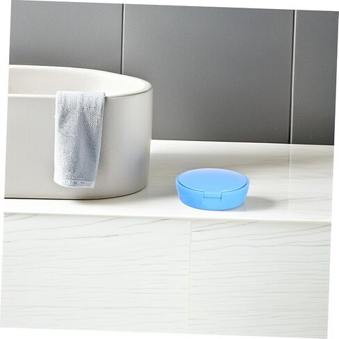 ABOOFAN Portable Tooth Fairy Box Small Denture Cup Lid Travel Wash Storage Box Retainer Holder Case for Retainers Tooth Holders in Saudi Arabia