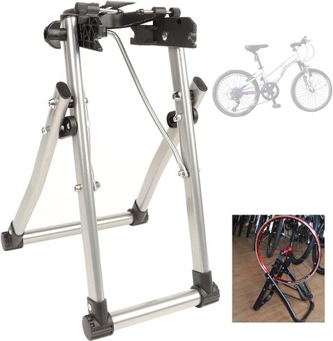 Wheel Maintenance Wheel Truing Stand,Foldable Wheel Truing Wheel Truing Stand,Sturdy for Road Tool Outdoor Cycling in Saudi Arabia