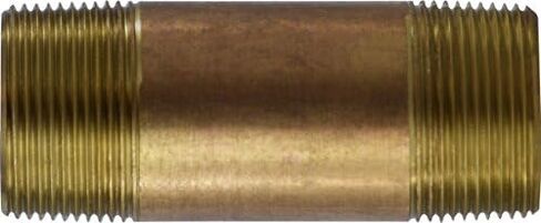 Midland 40-120 Brass Nippple, 1-5/8" Length, 1-1/4" Diameter, in Saudi Arabia
