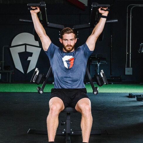 آلة الضغط على لوحة اللياقة البدنية تيتان ، آلة الضغط على الكتف ، سعة 700 رطل ، تدريب على قوة الجزء العلوي من الجسم لكتفين على أكتاف الصدر Pecs Delts in Kuwait