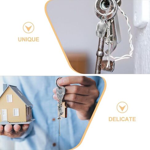 BESPORTBLE Mini Fencing Keychain, 2Pcs Sports Keychain Fencing Backpacks Charm Keychains Hanging Bag Key Ring Small Fencing Pendant Sports Souvenir Fencing Fans in Saudi Arabia