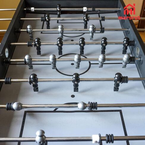 2PCS Foosball Replacement Players Set, Foosball Men Set, Soccer Player, Plastic Replacement Parts for Football Table (Grey, 2 Hexagon Nuts Included) in Saudi Arabia