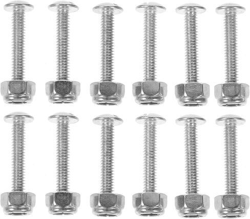 Kisangel 12pcs Foosball Table Screws Nuts Stability Bolts Foosball Table Fastener Tool for Stainless Steel Accessory in Saudi Arabia