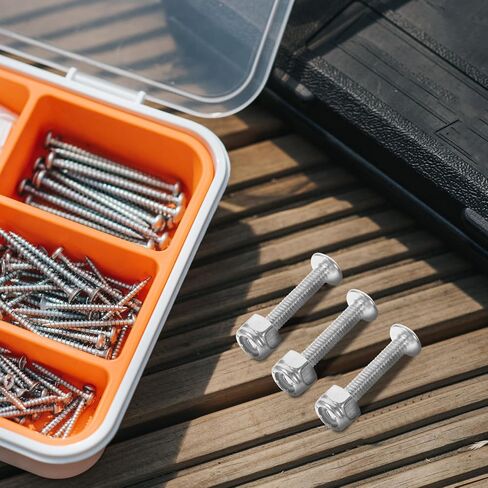 Kisangel 12pcs Foosball Table Screws Nuts Stability Bolts Foosball Table Fastener Tool for Stainless Steel Accessory in Saudi Arabia
