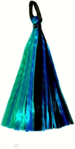 Pig Whip - Black, Green and Blue Tassel (39 inch) in Saudi Arabia