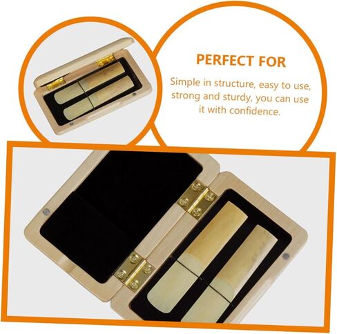 BESPORTBLE Oboe Reed Case Portable Reed Holder Box present for Musicians Compact Design for Easy Carrying in Kuwait