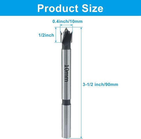 2 Inch (51mm) Forstner Drill Bits | For Wood, Plywood, and Plastic, Precision Woodworking Tool, Stable Storage Case, High-Carbon Steel in Saudi Arabia