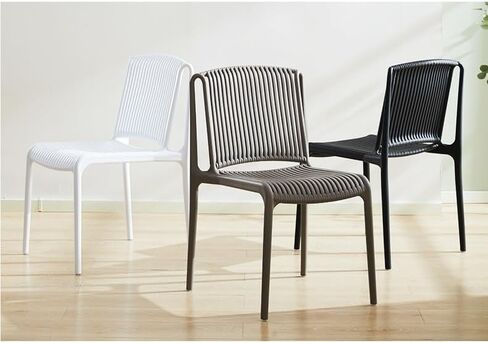 Office Chair Plastic Dining Chair Cafe Backrest Leisure Dining Chair Office Leisure Area Hollow Rest Chair Home Office Desk Chairs in Saudi Arabia