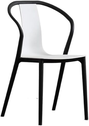 Office Chair Simple Modern Home Creative Plastic Nordic Style Dining Chair Fashionable and Versatile Leisure Chair Backrest Chair Home Office Desk Chairs in Saudi Arabia