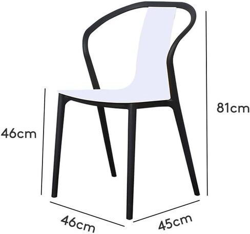 Office Chair Simple Modern Home Creative Plastic Nordic Style Dining Chair Fashionable and Versatile Leisure Chair Backrest Chair Home Office Desk Chairs in Saudi Arabia