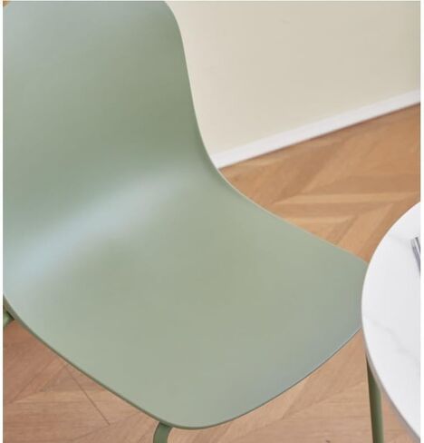 Office Chair Simple Plastic Dining Chair for Small Household Dining Room with Backrest Leisure Chair Modern Office Negotiation Chair Home Office Desk Chairs in Saudi Arabia