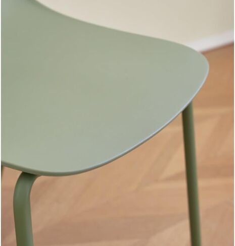 Office Chair Simple Plastic Dining Chair for Small Household Dining Room with Backrest Leisure Chair Modern Office Negotiation Chair Home Office Desk Chairs in Saudi Arabia