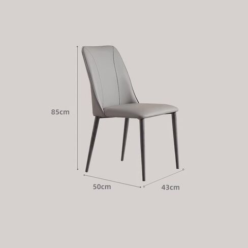Office Chair Italian Dining Chair Home Modern Simple Light Luxury Cream Style Stool Hotel Metal Minimalist Chair Home Office Desk Chairs in Saudi Arabia
