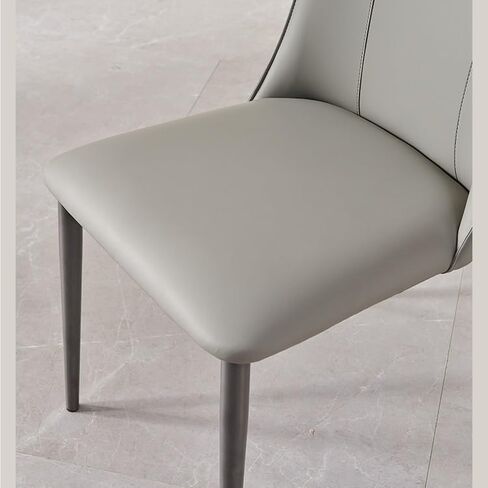 Office Chair Italian Dining Chair Home Modern Simple Light Luxury Cream Style Stool Hotel Metal Minimalist Chair Home Office Desk Chairs in Saudi Arabia