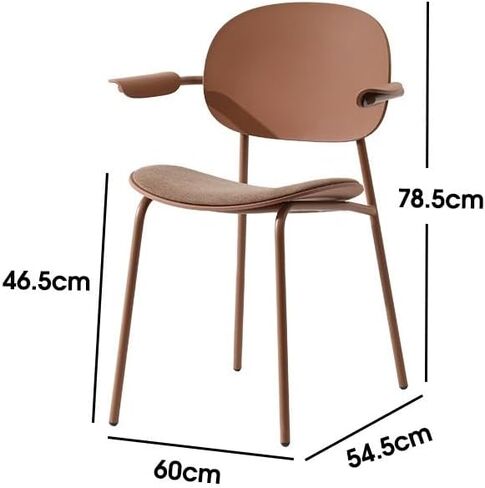 Office Chair Nordic Modern Simple Armchair Can Hang Dining Chair Desk Restaurant Soft Pack Table Home Iron Art Home Office Desk Chairs in Saudi Arabia