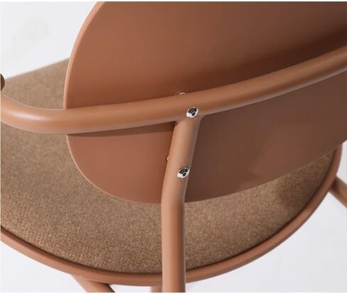 Office Chair Nordic Modern Simple Armchair Can Hang Dining Chair Desk Restaurant Soft Pack Table Home Iron Art Home Office Desk Chairs in Saudi Arabia