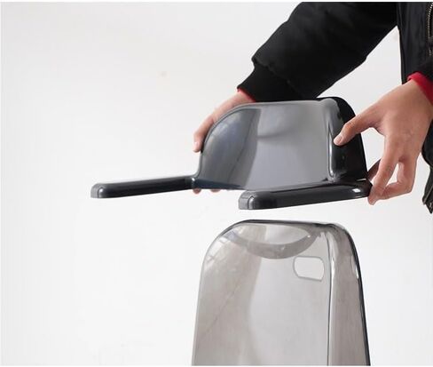 Office Chair Transparent Dining Chair Nordic Home Armrest Creative Fun Backrest Chair Restaurant Chair Home Office Desk Chairs in Saudi Arabia