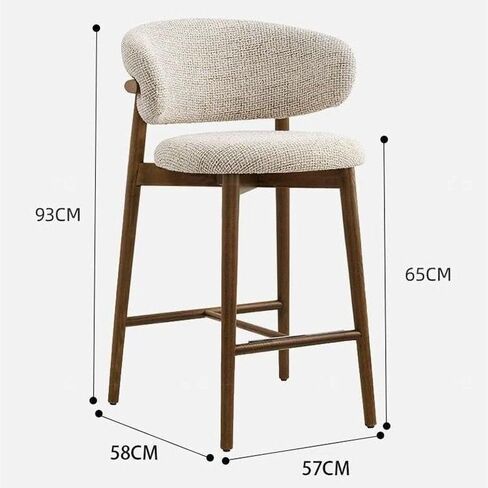 Office Chair Modern Bar Chair Nordic Kitchen Chair Household Small Dining Chair Backrest Can Sit Leisure High Chair Home Office Desk Chairs in Saudi Arabia