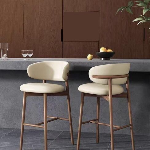 Office Chair Modern Bar Chair Nordic Kitchen Chair Household Small Dining Chair Backrest Can Sit Leisure High Chair Home Office Desk Chairs in Saudi Arabia
