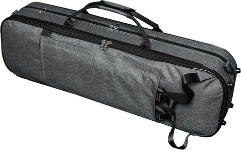 Mi & Vi Avanti Series Case Hard Violin Case (الحجم الكامل)-قضية حقيبة الظهر الكمان للسفر لـ 4/4 من الكمان الحجم ، NF-5250 (الأزرق) in Kuwait