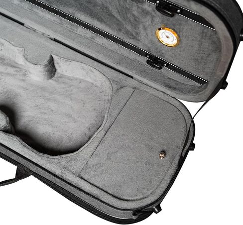 Mi & Vi Avanti Series Case Hard Violin Case (الحجم الكامل)-قضية حقيبة الظهر الكمان للسفر لـ 4/4 من الكمان الحجم ، NF-5250 (الأزرق) in Kuwait