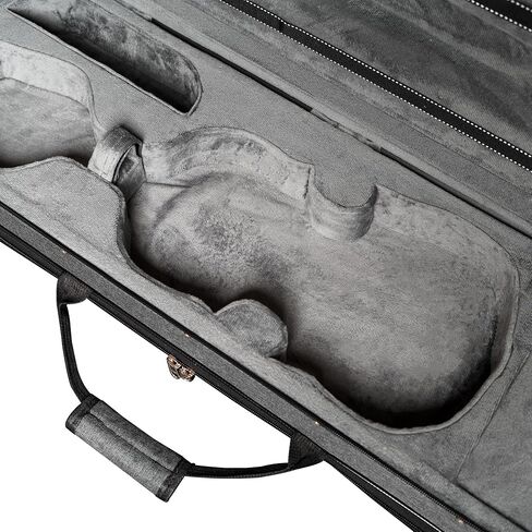 Mi & Vi Avanti Series Case Hard Violin Case (الحجم الكامل)-قضية حقيبة الظهر الكمان للسفر لـ 4/4 من الكمان الحجم ، NF-5250 (الأزرق) in Kuwait