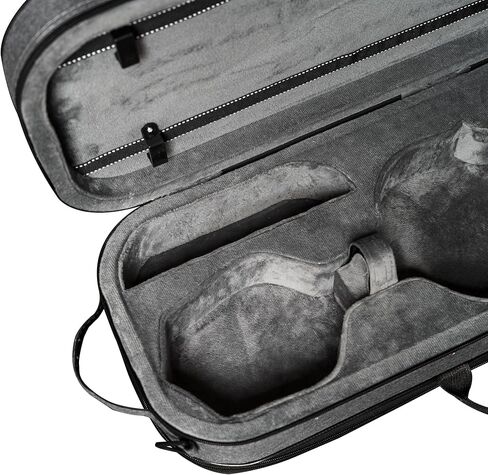 Mi & Vi Avanti Series Case Hard Violin Case (الحجم الكامل)-قضية حقيبة الظهر الكمان للسفر لـ 4/4 من الكمان الحجم ، NF-5250 (الأزرق) in Kuwait