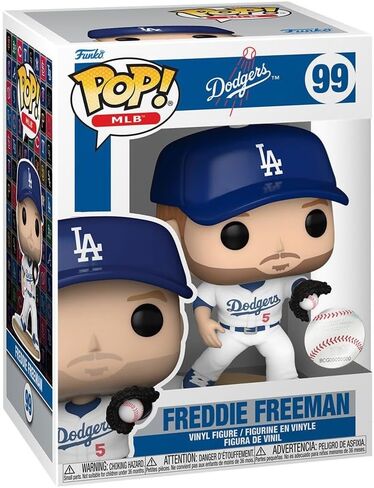 POP MLB: Dodgers - Freddie Freeman Funko Vinyl Figure (مجمعة مع حالة واقي المربع المتوافق) ، متعدد الألوان ، 3.75 بوصة in Saudi Arabia