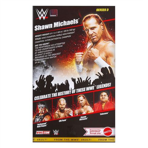 WWE (Heaven & Hell) Shawn Michaels from The Vault Ringside Exclusive Series 3 in Saudi Arabia