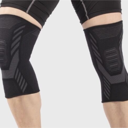 Exercise, Protection Four-Sided Stretch Knitted Nylon Knee Pads for Running Silicone Knee Pads for Men Women for Fitness, Cycling, Running, Playing Football in Saudi Arabia