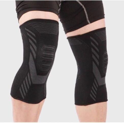 Exercise, Protection Four-Sided Stretch Knitted Nylon Knee Pads for Running Silicone Knee Pads for Men Women for Fitness, Cycling, Running, Playing Football in Saudi Arabia
