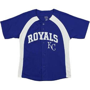 Outerstuff MLB Youth Boys (8-20) Team Color Button Down Baseball Jersey in Saudi Arabia