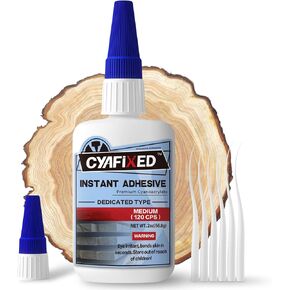 GRADE CYANOACrylate Super Glue ، Glue CA TILL TILL LOGOSITY GLUE من أجل الأعمال الخشبية ، 4 أوقية. حزمة القيمة - لاصق فوري لخشب الخشب ، تحول القلم ، الانتهاء والهواية in Kuwait
