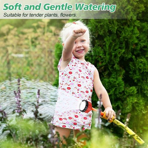 Dreyoo 2 Pcs 1000 Water Nozzle, Garden Plastic Watering Hose Nozzle 11 GPM with PTFE Thread Seal Tape for Tender Plants, Flowers, Greenhouse, Nursery Garden, Potting, Container in Saudi Arabia