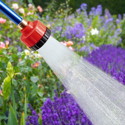 Dreyoo 2 Pcs 1000 Water Nozzle, Garden Plastic Watering Hose Nozzle 11 GPM with PTFE Thread Seal Tape for Tender Plants, Flowers, Greenhouse, Nursery Garden, Potting, Container in Saudi Arabia