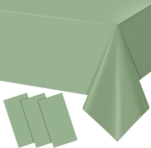 3pack sage sage blasty titleloths for stables stables ، tableoth tableoth green flight ، sage sage green table for bridal bridal deplate barty decorts ، 54 × 108inch in Kuwait
