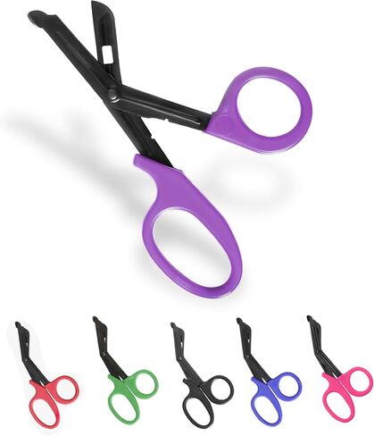 Medical Scissors 7.5" – Pink Trauma Shears with Fluoride-Coated Non-Stick Blades, Stainless Steel Bandage Scissors for Doctors, Nurses, EMT, EMS, and Nursing Students - Pink in Saudi Arabia