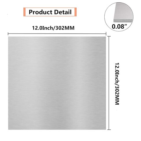 6061 T651 Aluminum Sheet Metal 12 x 0.08 Inches Thickness Rectangle Plate Covered with Protective Film, Flat Heat Treatable Finely Polished and Deburred, 2mm, 564 Inch in Saudi Arabia