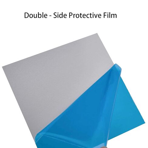 6061 T651 Aluminum Sheet Metal 12 x 0.08 Inches Thickness Rectangle Plate Covered with Protective Film, Flat Heat Treatable Finely Polished and Deburred, 2mm, 564 Inch in Saudi Arabia
