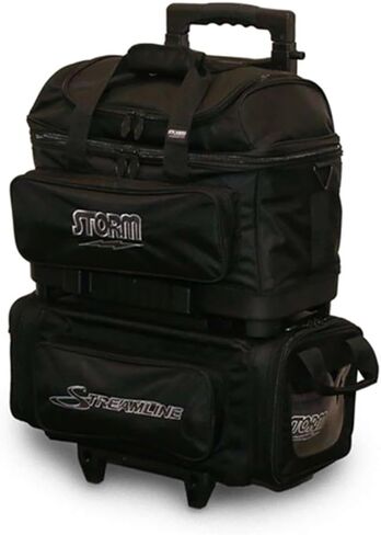 Storm Strateline 4 Ball Roller Bowling Bag- الكربون/الأسود in Saudi Arabia