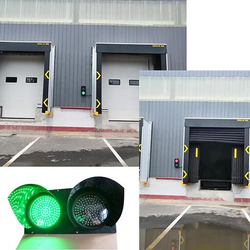 Traffic Light, Red/Green Stop and Go Light, Industrial Loading Dock Bay Light, Outdoor Waterproof Indicator Warning Light, for Toll Station,(200mm 24v) in Saudi Arabia