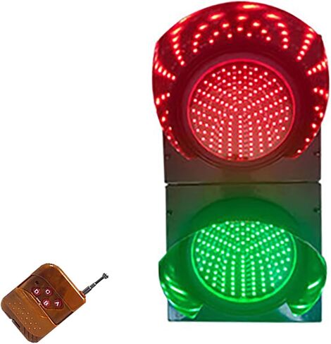 200mm(8inch) Traffic Light, Red Green Stop and Go Light, Industrial LED Stop Light,PC Housing, Dock Bay Indicator Warning Light (Color : Manual Control, Size : 24v)(Manual Control,110v) in Saudi Arabia