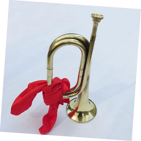 Copper Alloy Bugle Wind Instrument for Beginners - Portable Traditional Trumpet for School Band and Outdoor Events in Saudi Arabia