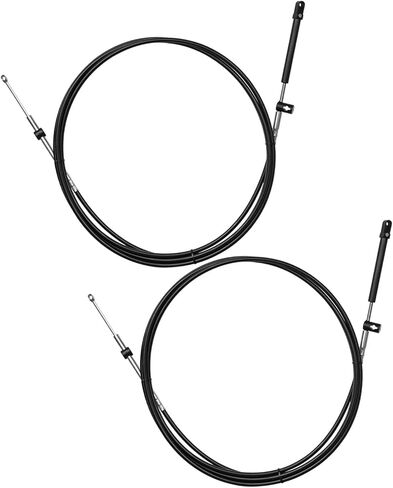15FT Throttle and Shift Cables Fit for Mercury MerCruiser Marine Force Outboard GEN I 33c, 2PCS Outboard Engine Control Cables in Saudi Arabia