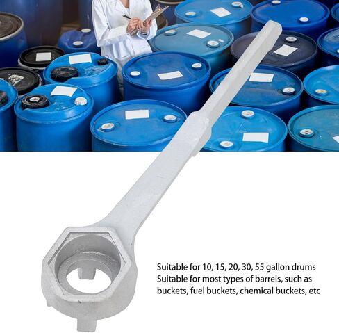 TOPINCN 10 Gallon Bung Wrench, Aluminum Drum Cap Remover,Opener Tool for Home Industrial Use in Saudi Arabia