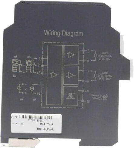 AC 85-265V مزودات الطاقة التناظرية عزل إشارة الإشارة الرقمية 4-20MA محول الإشارة التناظرية (1 في 1 OUT ، 4-20MA إلى 0-10V_AC 85-265V الطاقة) in Kuwait